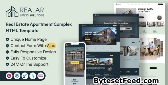 Realar - Real Estate Apartment Complex HTML Template