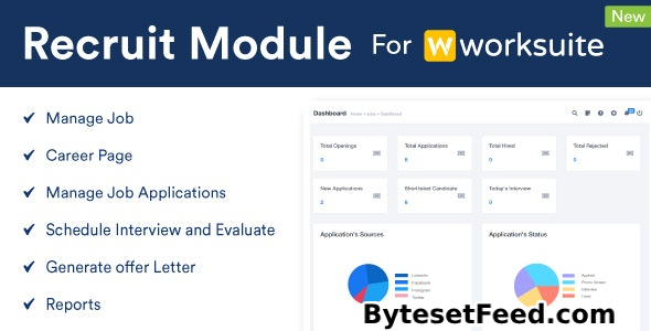 Recruit Module For Worksuite CRM v2.1.6