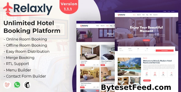 Relaxly v1.1.1 - Unlimited Hotel Booking Platform - nulled