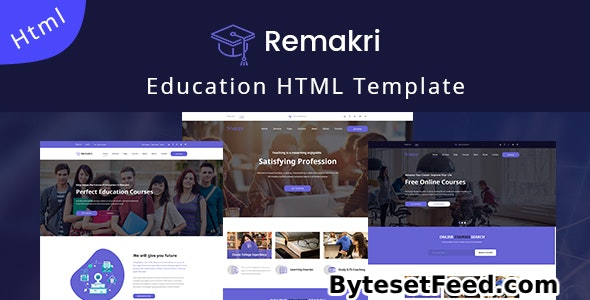 Remakri - Education Course HTML Template