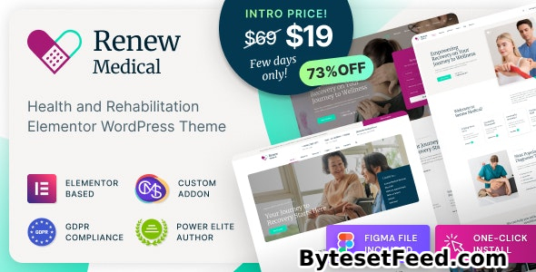 Renew Medical v1.0.1 - Physiotherapy & Rehabilitation Clinic Medical WordPress Theme