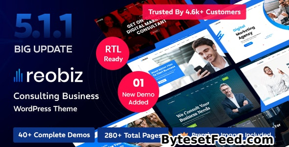 Reobiz v5.1.1 - Consulting Business WordPress Theme