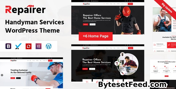 Repairer v1.5 - Handyman Services WordPress Theme