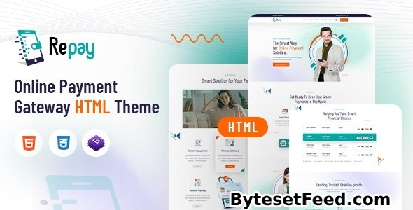 Repay - Payment Gateway HTML Template
