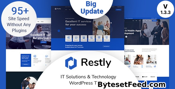 Restly v1.3.3 - IT Solutions & Technology WordPress Theme