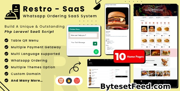 Restro SaaS v3.7 - Multi Restaurant Online WhatsApp Food Ordering System SaaS - nulled