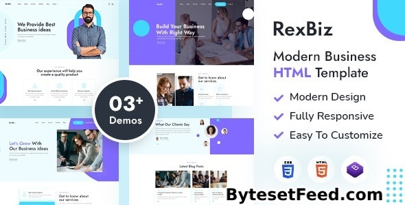 Rexbiz - Corporate Agency HTML Template