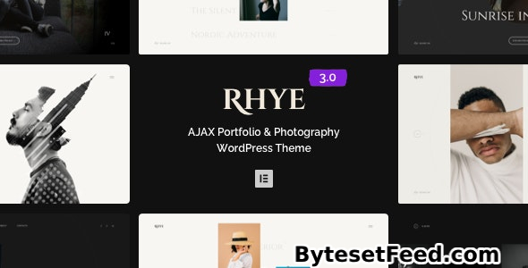 Rhye v3.4.9 – AJAX Portfolio WordPress Theme