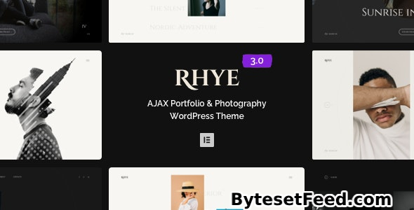 Rhye v3.5.1 – AJAX Portfolio WordPress Theme