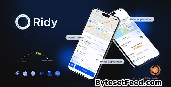 Ridy Taxi Applcation v3.1.12 - Complete Taxi Solution with Admin Panel