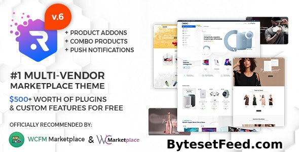 Rigid v6.1.9 - WooCommerce Theme for WCFM Multi Vendor Marketplaces and single shops