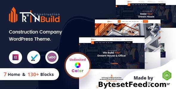 RinBuild v2.0.0 - Construction Building Company WordPress Theme + RTL