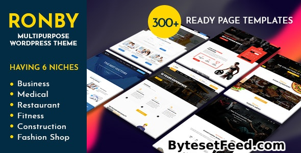 Ronby v6.1.6 - 6 Niche Business Multi-Purpose WordPress Theme