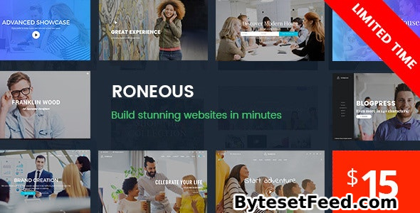 Roneous v2.0.4 - Creative Multi-Purpose WordPress Theme