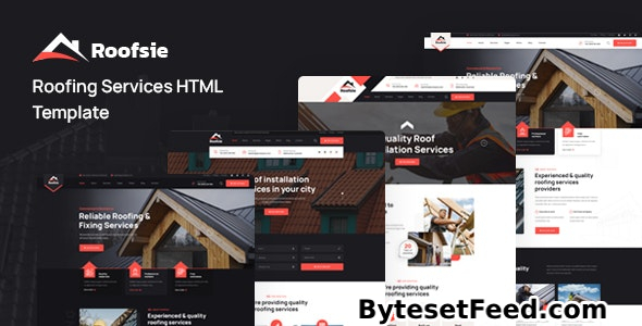 Roofsie - Roofing Services HTML Template