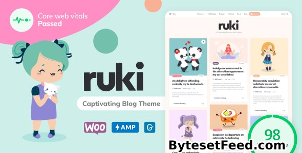 Ruki v1.3.9 - A Captivating Personal Blog Theme