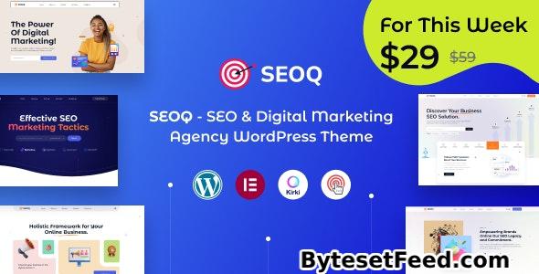 SEOQ v1.0.8 – SEO & Digital Marketing Agency WordPress Theme