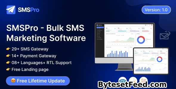 SMSPro v1.0 - Bulk SMS Marketing Software