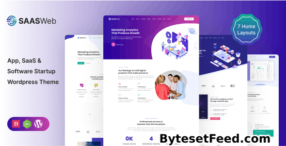 Saasweb v2.9 - WordPress Theme For App & Saas Products
