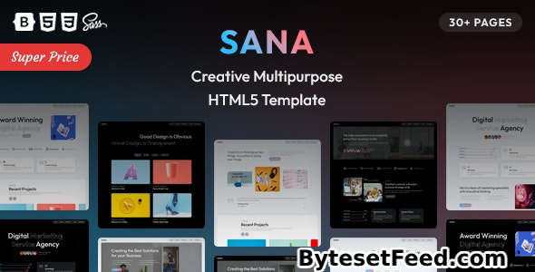 Sana - Creative Multipurpose HTML5 Template