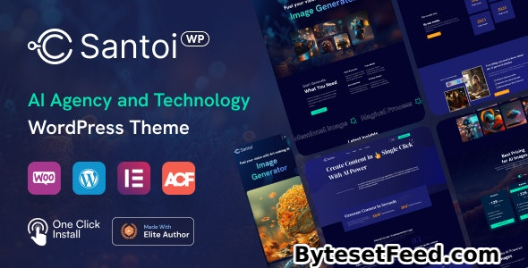 Santoi v1.2 - AI Agency and Technology WordPress Theme