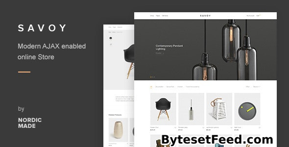 Savoy v2.9.6 - Minimalist AJAX WooCommerce Theme