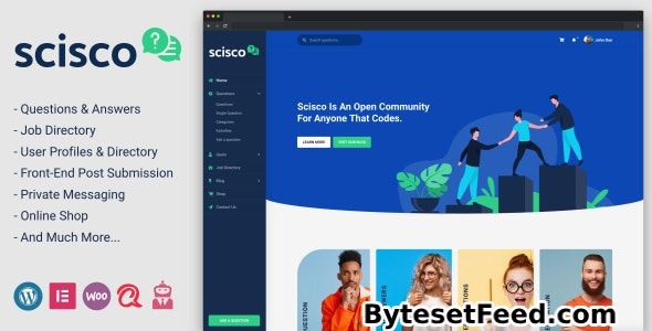 Scisco v1.5.2 - Questions and Answers WordPress Theme