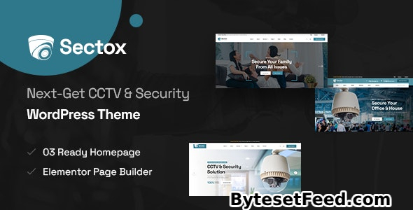 Sectox v1.0.7 - CCTV & Security WordPress Theme