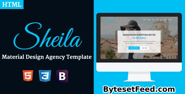 Sheila - Material Design Agency Template