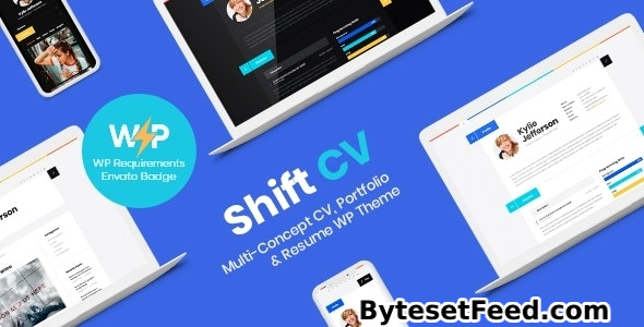 ShiftCV v3.0.10 - Blog \ Resume \ Portfolio \ WordPress