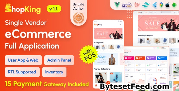 ShopKing v1.1 - eCommerce App with Laravel Website & Admin Panel with POS - nulled