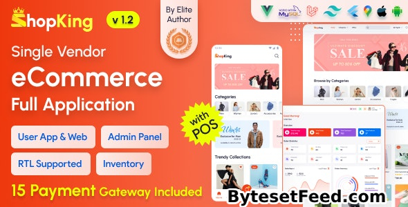 ShopKing v1.2 - eCommerce App with Laravel Website & Admin Panel with POS - Inventory Management - nulled