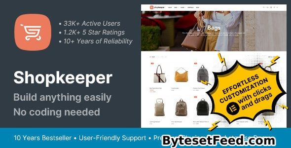 Shopkeeper v3.7 - Responsive WordPress Theme