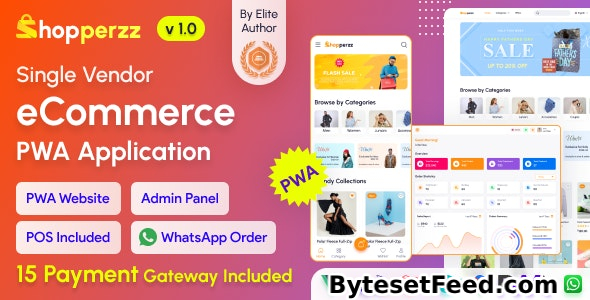 Shopperzz v1.0 - PWA eCommerce CMS with POS & WhatsApp Ordering - nulled