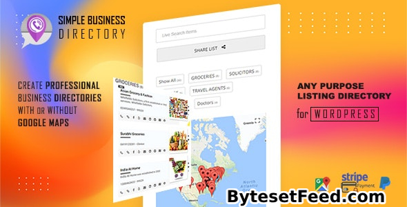 Simple Business Directory with Maps, Store Locator, Distance Search v15.1.2