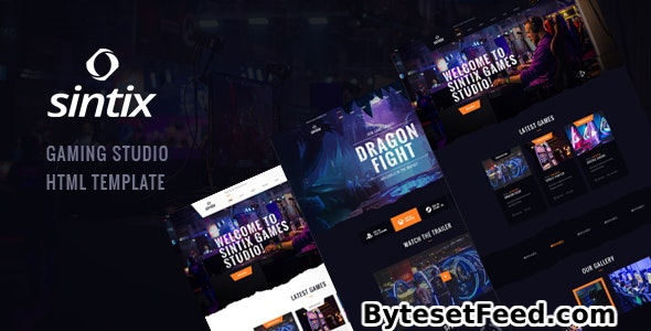 Sintix - Gaming Studio HTML Template