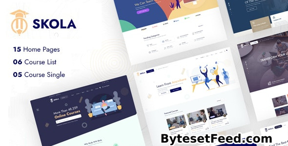 Skola v1.0.25 - LMS Online Courses WordPress Theme