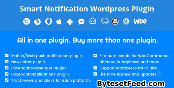Smart Notification Wordpress Plugin v10.0