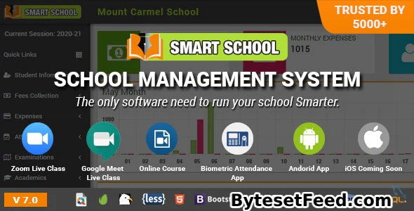 Smart School v7.0.1 - School Management System - nulled