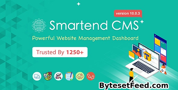 SmartEnd CMS v10.0.3 - Laravel Admin Dashboard with Frontend and Restful API - nulled