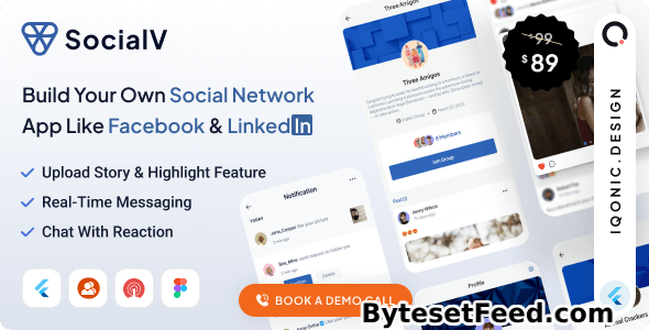 SocialV v7.0.0 - Social Network Flutter App with BuddyPress (WordPress) Backend