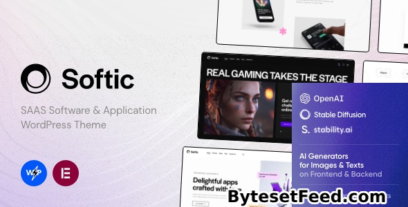 Softic v1.2.1 - SAAS Software & Application WordPress Theme