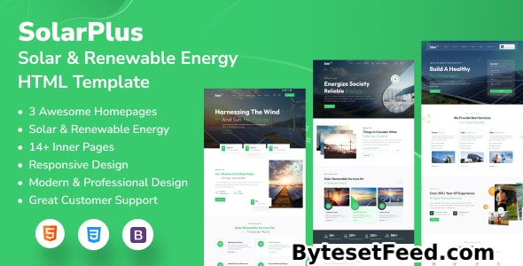 SolarPlus - Solar & Renewable Energy HTML Template