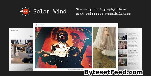 SolarWind v1.4.1 - Photography WordPress Theme