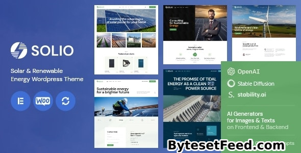 Solio v1.0 - Solar & Renewable Energy WordPress Theme