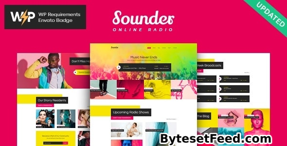 Sounder v1.3.7 - Online Radio WordPress Theme