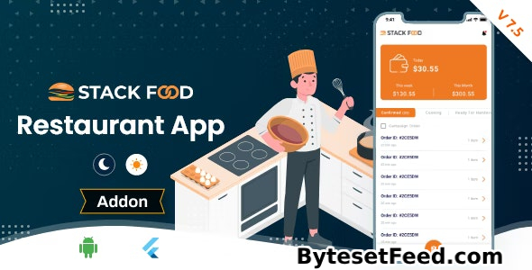 StackFood Multi Restaurant - Food Ordering Restaurant App v7.5