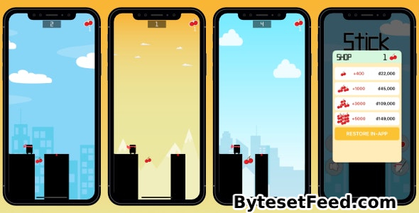 Stick Hero - iOS Game SpriteKit Swift 5 - 28 march 2024