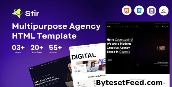 Stir - Multipurpose Agency HTML Template + RTL