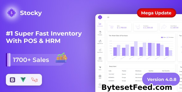 Stocky v4.0.8 - POS with Inventory Management & HRM